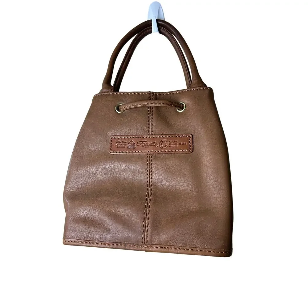 Vintage 2000 Y2K‎ Fossil Hand Bag Leather